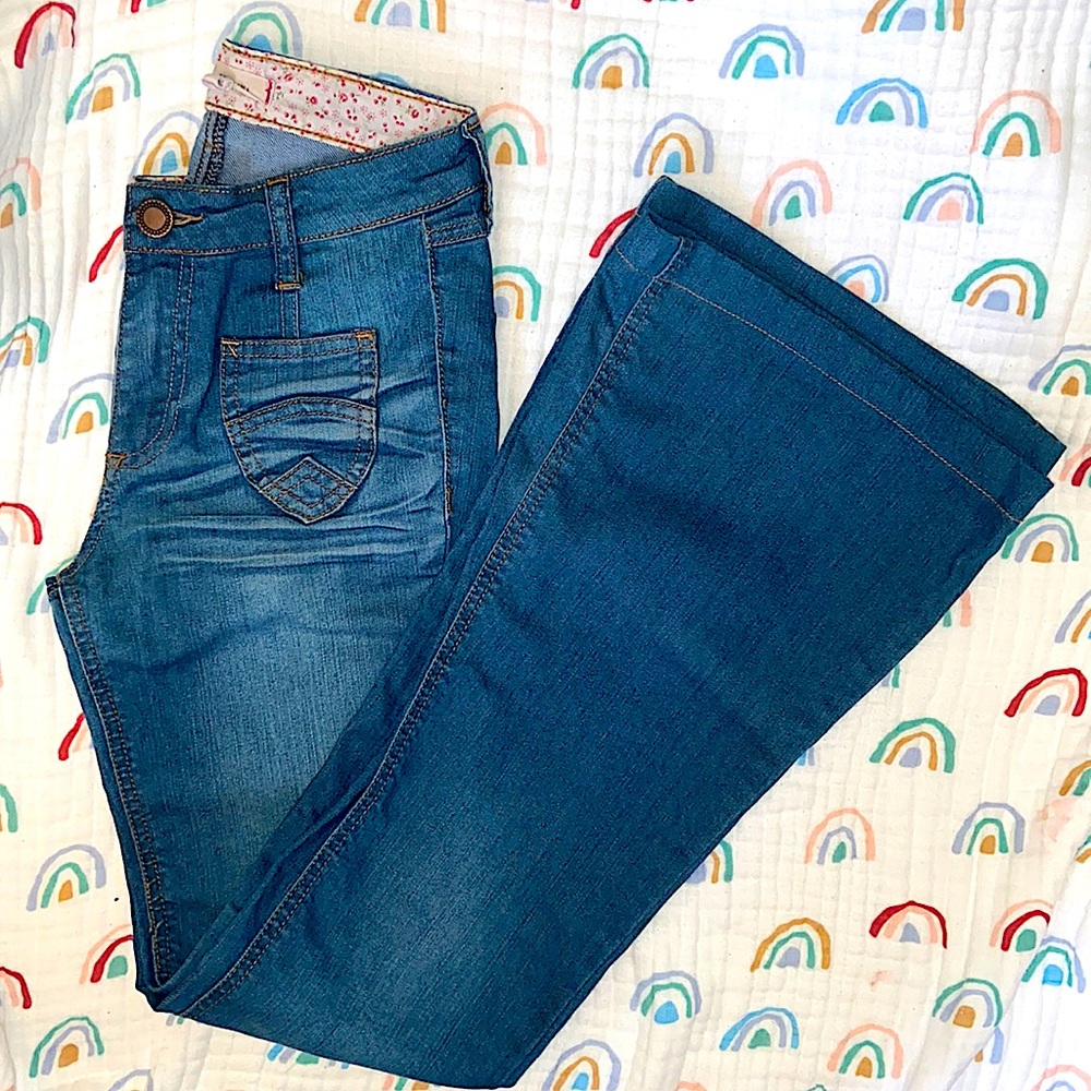 High Rise Flared Bell Bottom Jeans